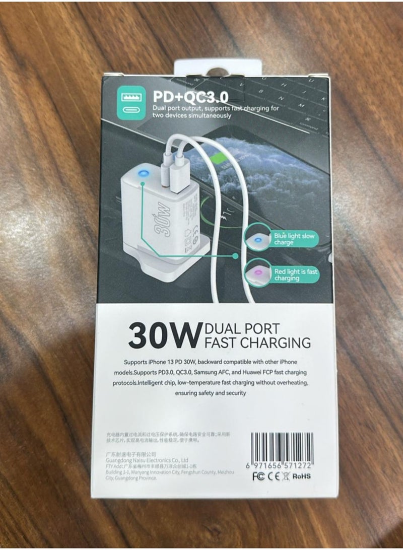 POWER LAP® 30W Dual Port Fast Charger NS-528 - Image 3